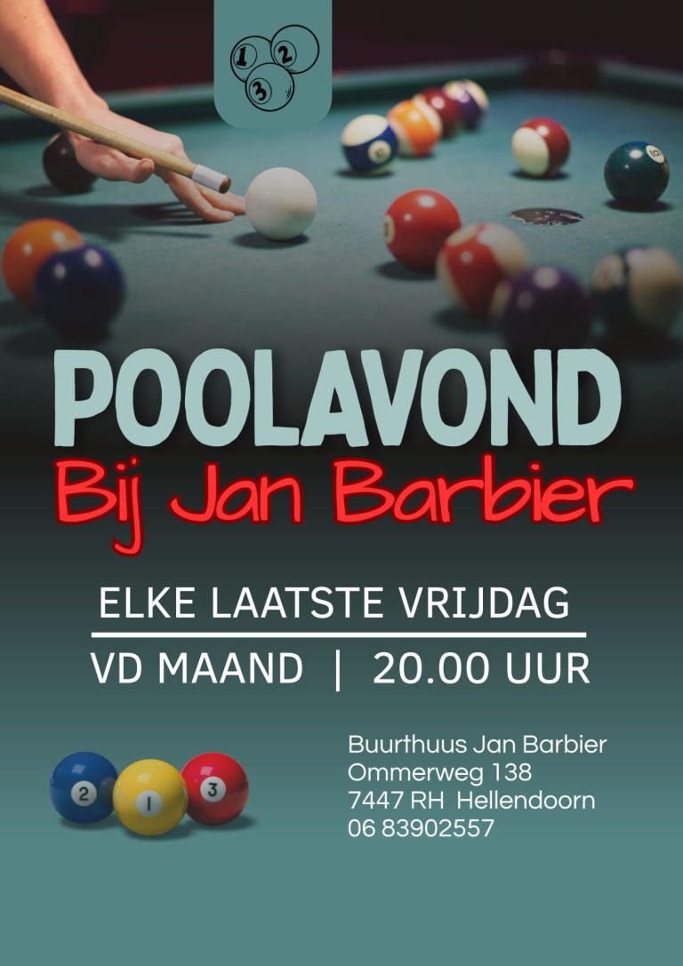 Vaste Poolavond