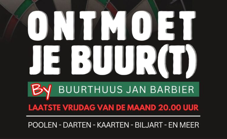 Maandelijks | Ontmoet je buur(t)